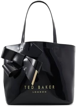 Ted Baker London Women's KAHNISA-Studded Edge Leather Purse, Black